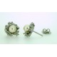 Orecchini  in argento 925%°e perle Linea Fusion art.1340140
